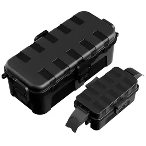 Flemoon 2-Piece Outdoor Waterproof Electrical Box Set – 11.5" x 5.2" x 4" Medium & 8.1" x 4.9" x 3.1" Small Weatherproof Electrical Boxes