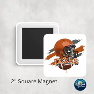 Magnet - Football College Teams 2" Square