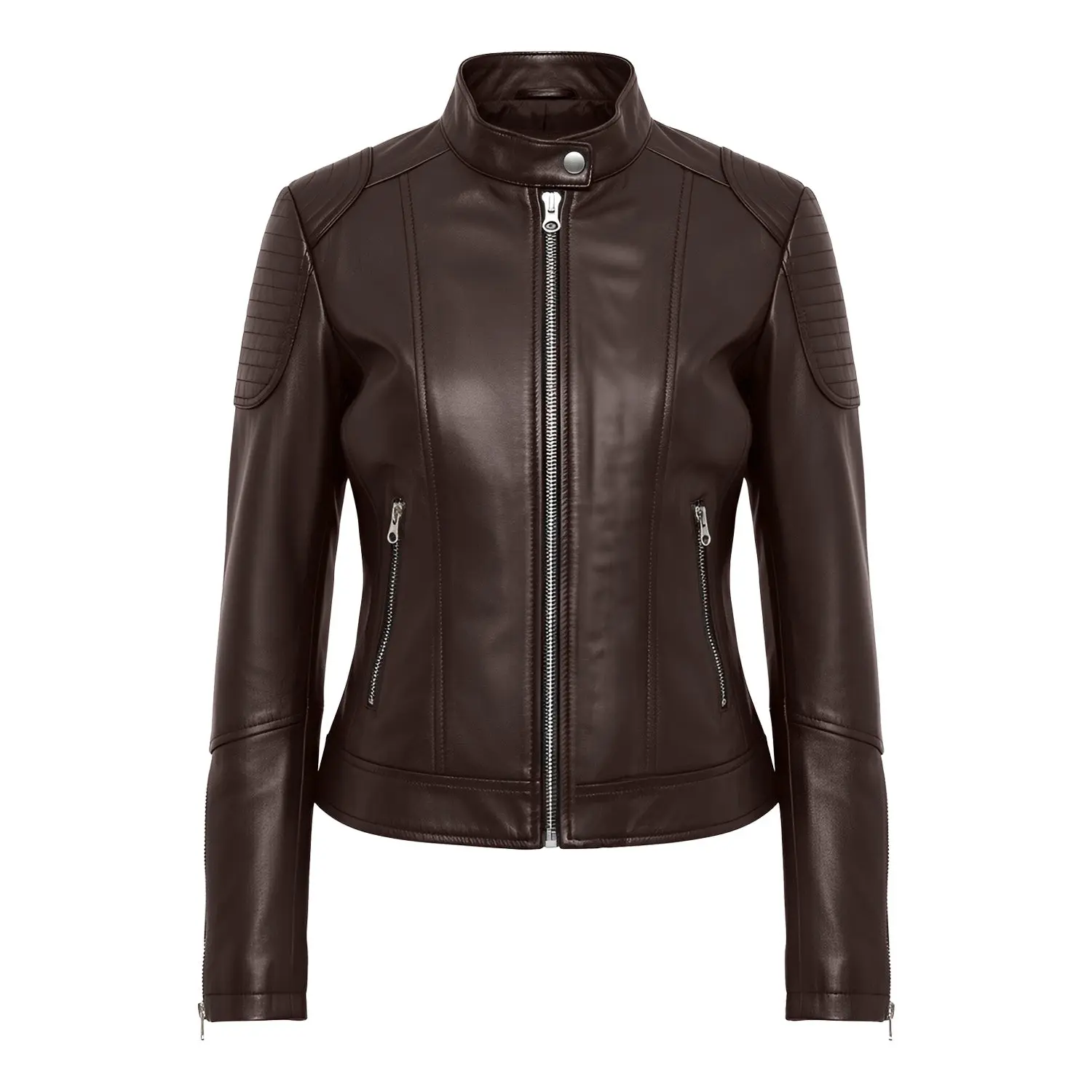 Women Leather Bomber Jacket Women Leather Bomber Jacket