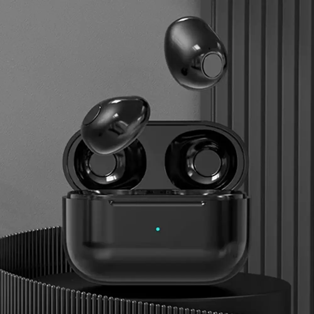 Mini Sleep Wireless Bluetooth Headphones TWS Headsets With Mic Stereo Sport In-ear EarphoneLong Standby HD Call Earbuds Game