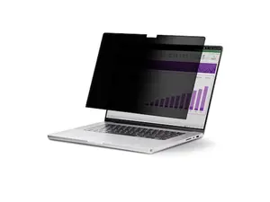 Startech 13MAMPRIVACYSCR 13 in. MacBook Air M2 M3 M4 Magnetic Laptop Privacy Screen - Blue Light Screen Protector, Reversible Anti-Glare Matte or Glossy Sides - Black