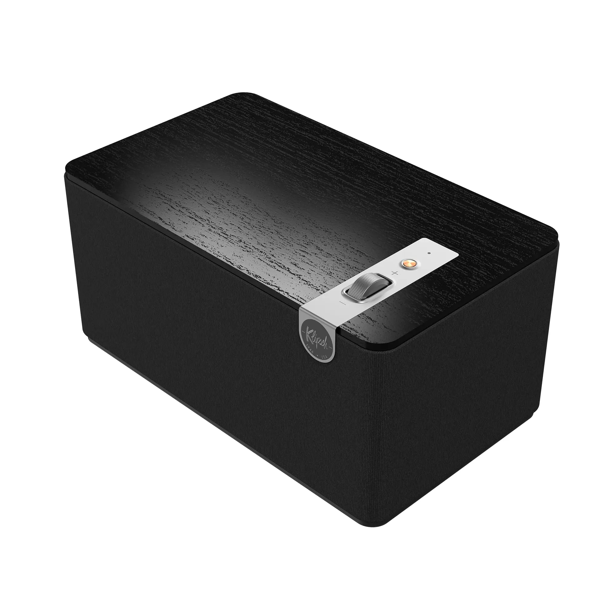 Klipsch The 3 Plus Luxury Tabletop Wireless Stereo Bluetooth Bass Speaker System - Home Entertainment, Turntable Ready, Phono/RCA Inputs, Bluetooth 5.3, 40 ft. Range, USB Type-C, Matte Black, Wireless Subwoofer Combo Speakers, Usb-C, Biamplified