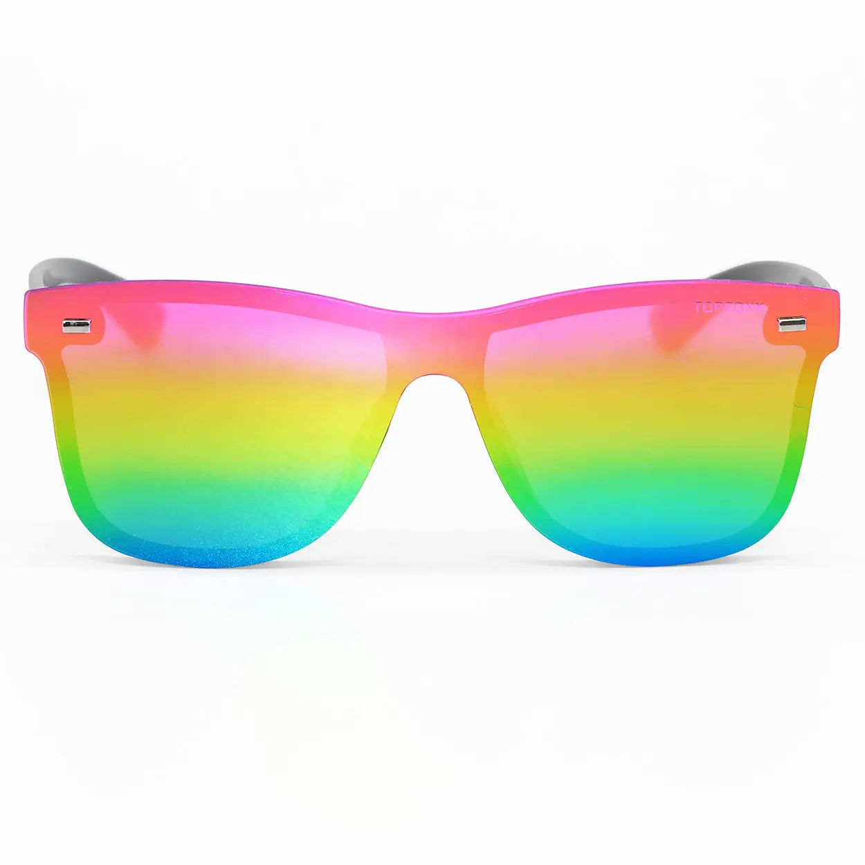 Sustainable Future - Pride Multicolor - Tangle Free Square Wayfarer Sunglasses - Certified Shatter-Resistant Lenses - UV400 - For Women & Men