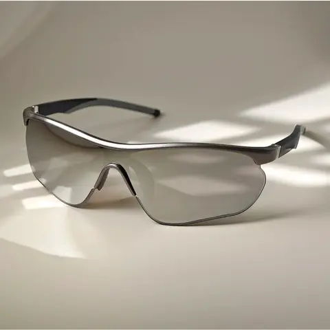 Unisex Reflective Metallic Outdoor Sports Eyewear - Polarized UV400 Protection Sunglasses for Adults, Anti-Glare, Distraction Minimization, Enhance Performance, Ideal for Running, Fishing (Sports & Outdoor Accessories)