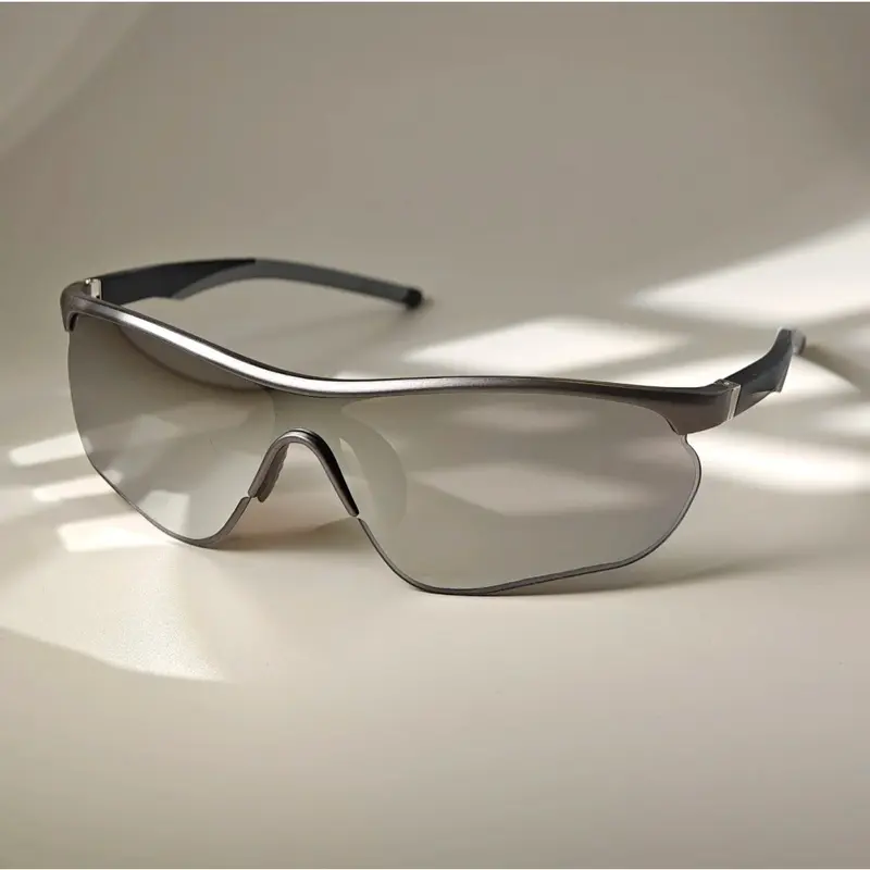 Unisex Reflective Metallic Outdoor Sports Eyewear - Polarized UV400 Protection Sunglasses for Adults, Anti-Glare, Distraction Minimization, Enhance Performance, Ideal for Running, Fishing (Sports & Outdoor Accessories)