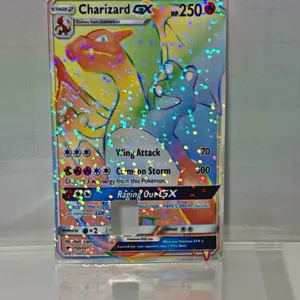 Holographic Rainbow Charizard Debit/Credit Card Skin Ultra