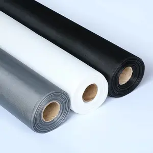 DIY Cut-to-Size Mesh Fabric – 3 Colors: Gray, White, Black, Multi-Purpose Mosquito & Insect-Repellent Window Screen, Breathable Decorative, for Home Windows & Doors, Mesh Netting