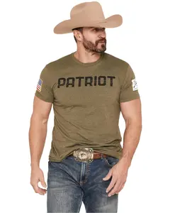 Grunt Style Men's Patriot Short Sleeve Graphic T-Shirt Big - Gs7686-Big