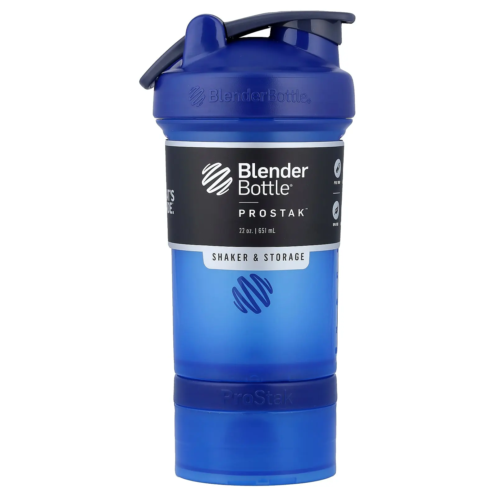 Blender Bottle ProStak, FC Blue, 22 oz (651 ml)