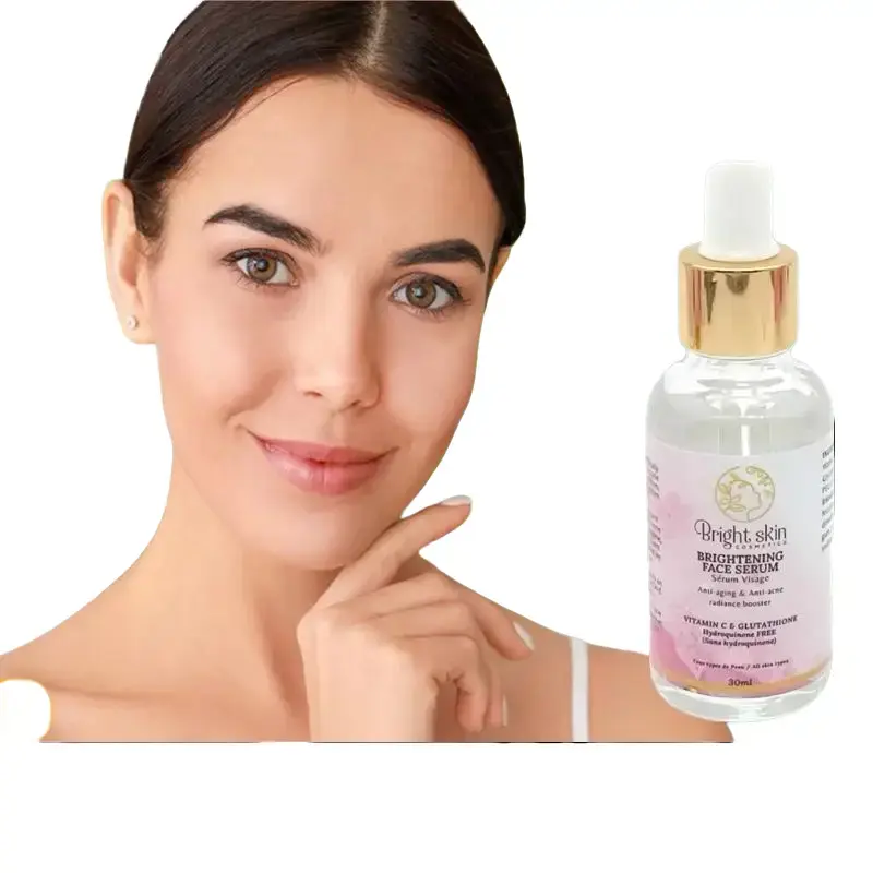 Bright Skin Brightening Face Serum - Anti-Aging, Anti-Acne, Control Oil, Lighten Spots, Radiance Booster - 30ml Lightweight Formula for Oily, Combination, Normal Skin - Radiant