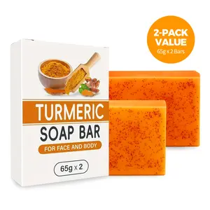Turmeric & Kojic Acid Dual-Power Bar (2-Pack) | Brightening Secret for Dark Spots, Underarms & Radiant Skin body