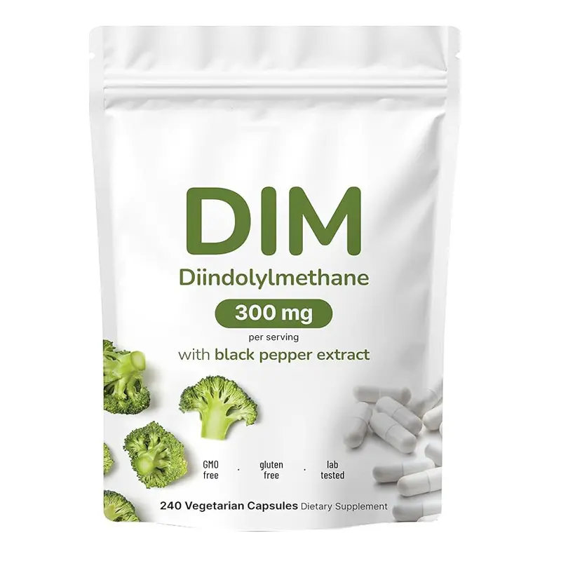 DIM Broccoli Extract Capsules Hormonal Harmony & Balance 240 Count