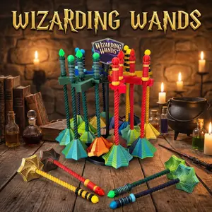 Wizarding Wands Fidget Sensory Spinners 3D Printed