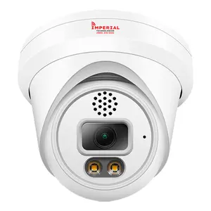 Imperial 4K 8MP PoE Security Camera AI Human Vehicle Detection Color Night Vision Two-Way Audio IP67