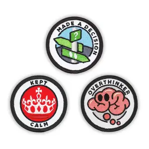 Adulting Merit Badge Embroidered Iron-On Patches (Achievements - Set 6)