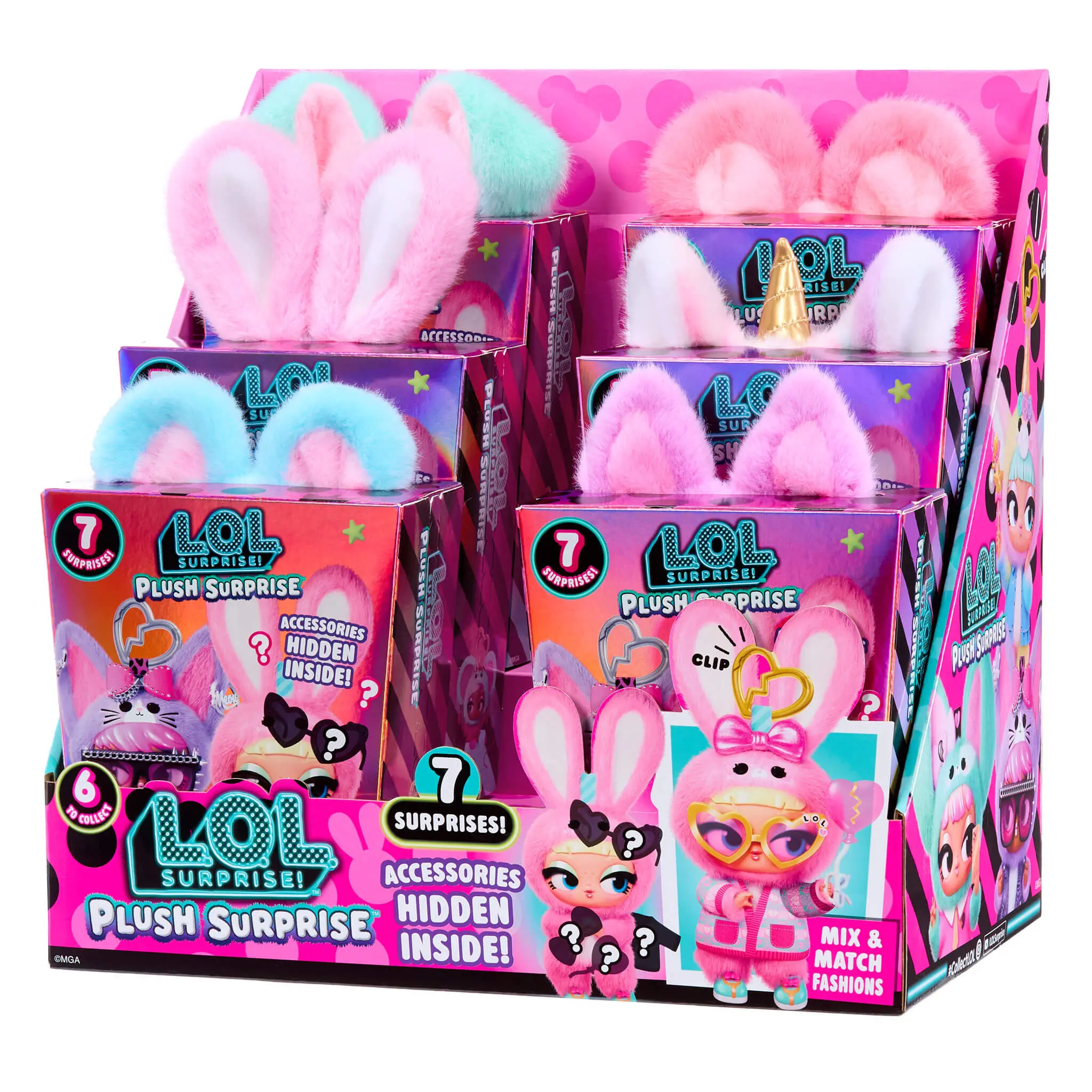 Rumilife LOL Surprise Plush Surprise - Plush Characters - Includes All 6 Iconic Styles! sohochic