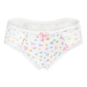 LittleForBig Unisex Hipster Briefs Hearts and Dots Pattern Mesh Shaping Tucking Gaff Briefs for Sissies Crossdressers Transgender Individuals Breathable