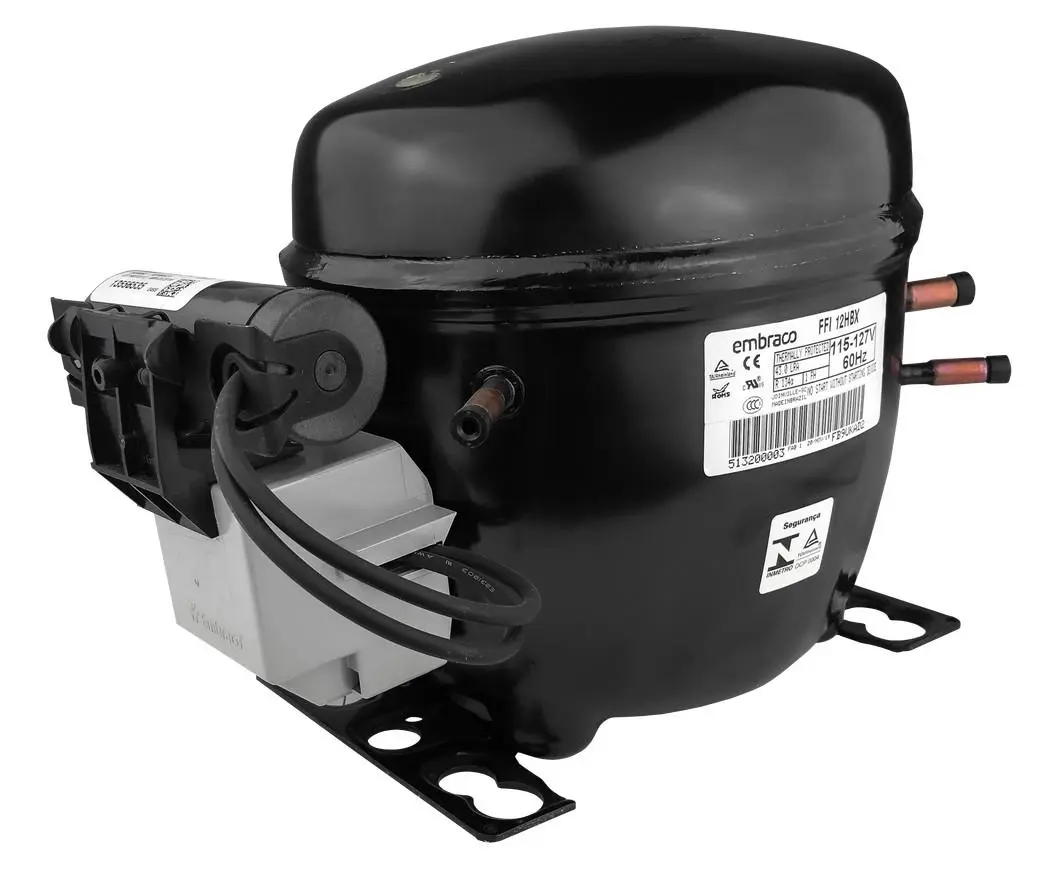 Embraco FFI12HBX1 High-Efficiency Refrigeration Compressor, R134A Refrigerant Compatible (Tools & Hardware Power Tools Air Compressors Accessory)