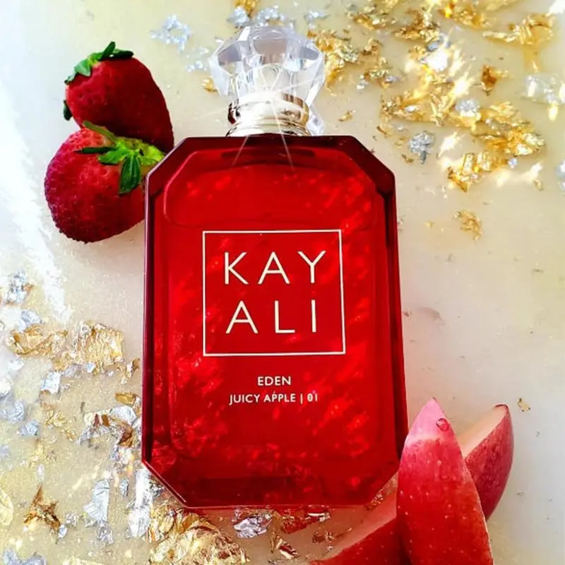Kayali Eden Juicy Apple 01 3.4 oz 100 mL Eau de Parfum Spray Fresh Fruity Floral Soft Vanilla Base Perfect for Layering Modern Versatile