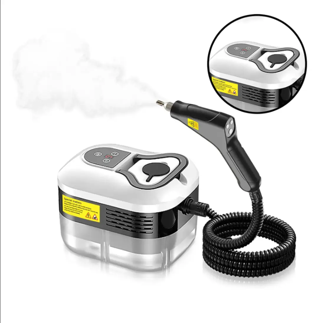 【Summer Sale Deals】Handheld Multi-Surface Steam Cleaner - Portable Efficient Steam Cleaning Machine with 10 Accessories, Adjustable Levels for Family All Ages (Kitchen, Bathroom, Car Use)
