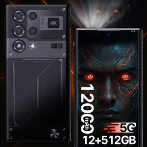 ​2025 New Projector Phone, 12000mAh Big Screen Movie Nights, Camping Cinema - 12GB+512GB, Portable Outdoor Movie Projector with Built-in Speaker, Power Bank