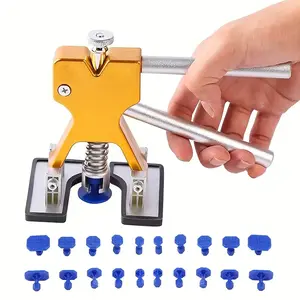 Paint Free Dent Repair Kit - Tagged Car Dent Removal Tool for Vehicle Body Small Dent Removal and Body Damage Repair Car Accessories Car Dent Remover