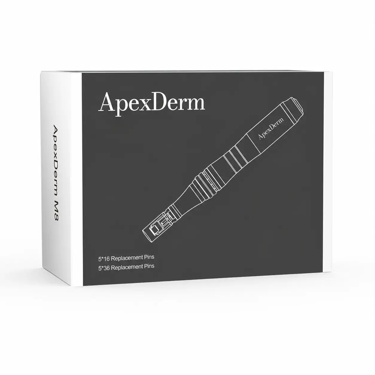 ApexDerm Skincare Tool -M- 8- Beauty Facial Care Set with 10 Replaceable Head Portable for Home Use