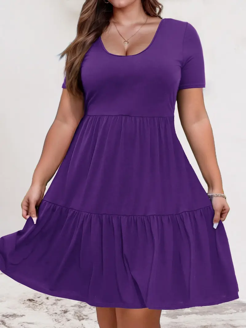 elegant dress purple Royal Purple Evening Dress with the Detachable Train main image 0