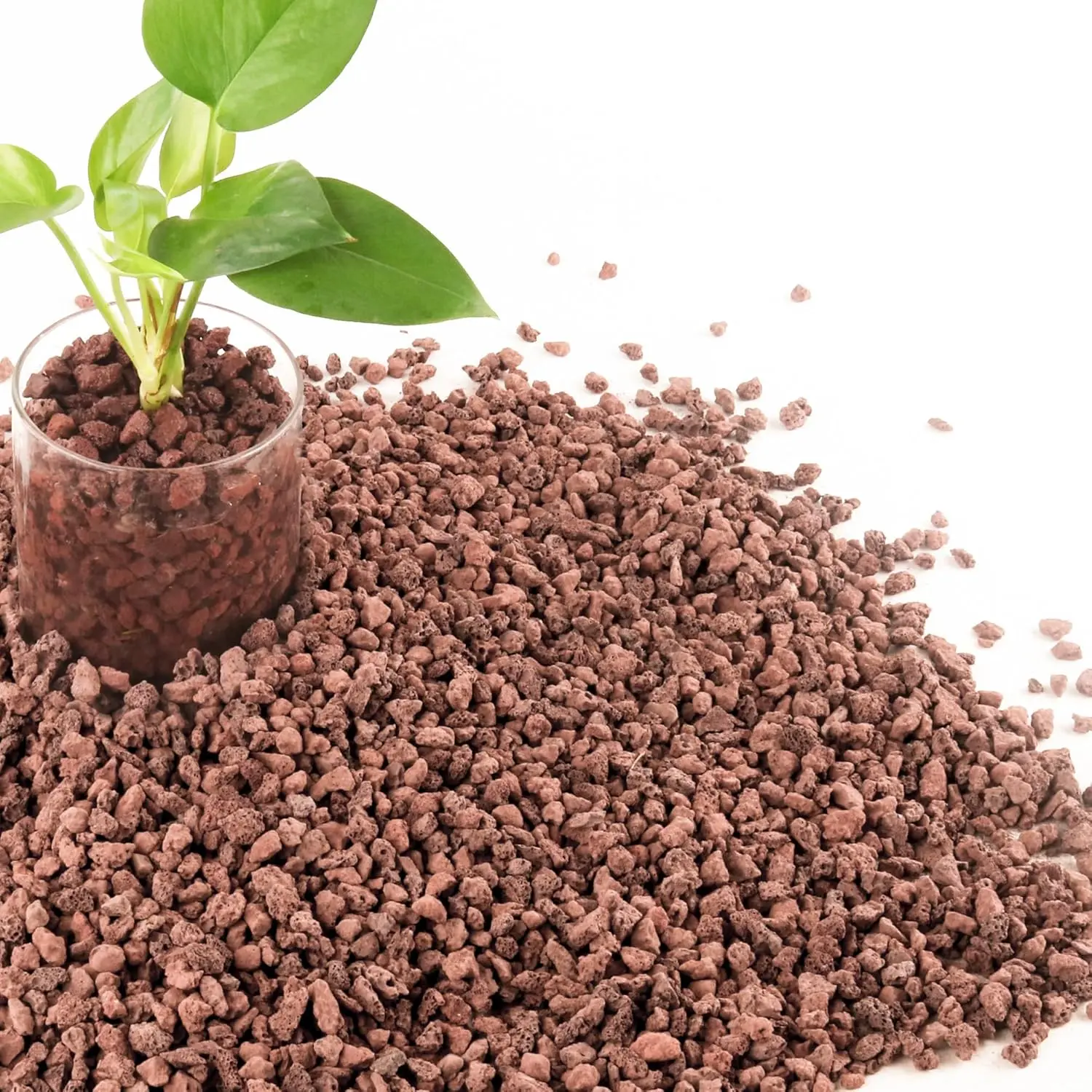 7LB Red Lava Rocks for , Volcanic Rock Horticultural Lava Rock Soil for Landscaping  Drainage, Small Lava Rock Gravel for , Bonsai, Vase Fillers, Terrarium , Top Dressing