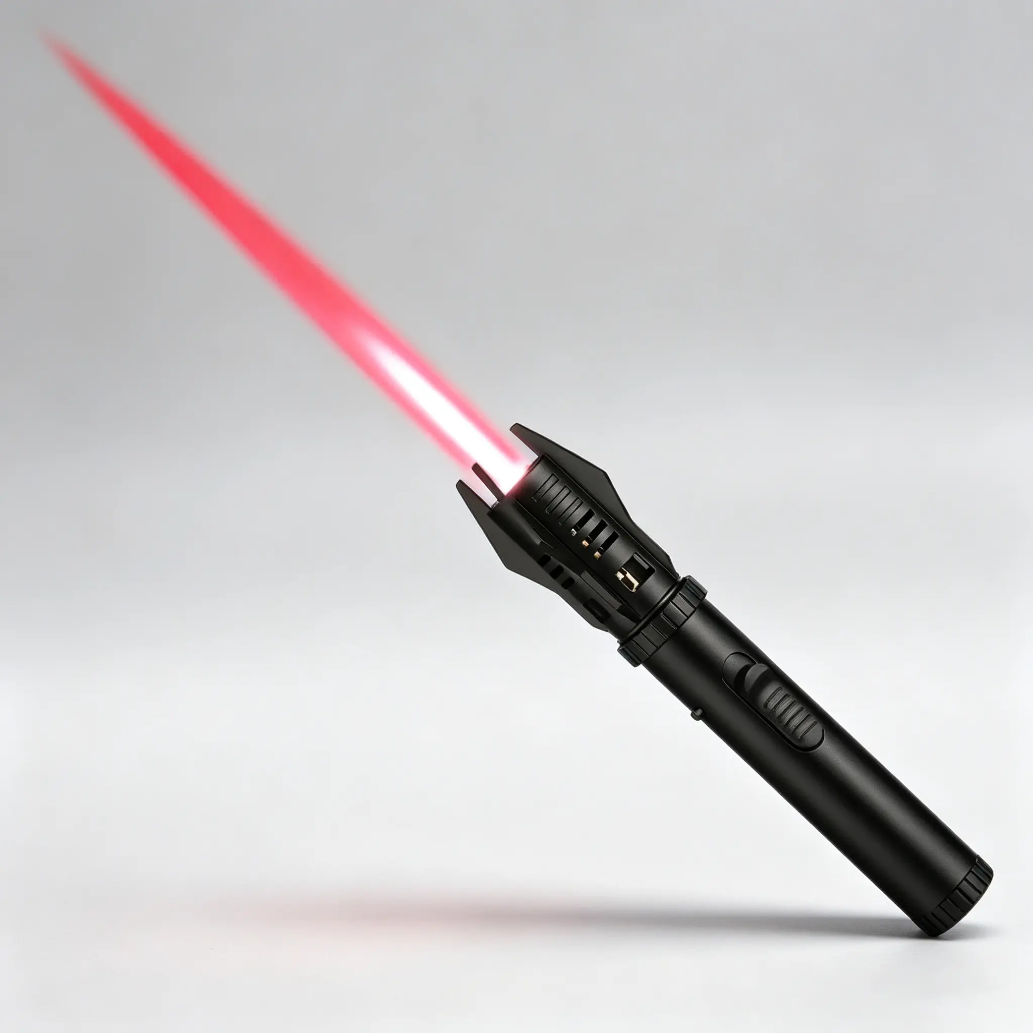 Portable windproof metal light saber ignition device (without butane), stylish black metal lightsaber-shaped portable kitchen utensil, reusable, suitable for use in home kitchens, backyards and outdoor campfires for ignition.