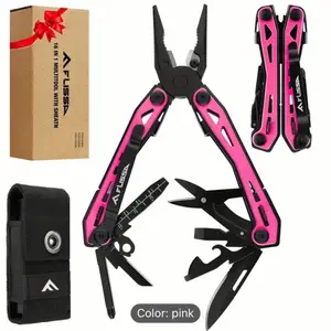 16 in 1 Pink Multi Tool for DIY and Home Improvement stuffer gift