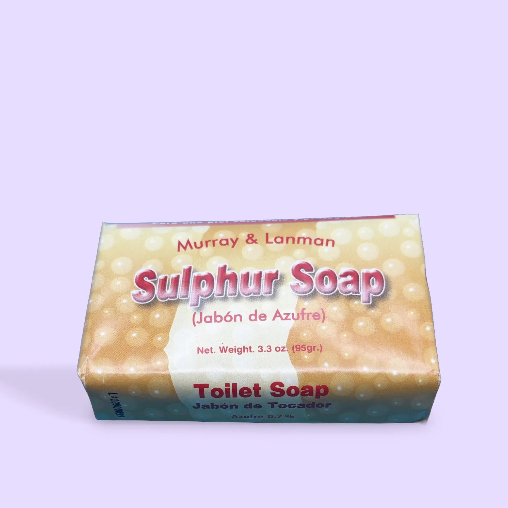 Sulfur Cleansing Body Soap for Personal Care, Purifying Bar for Bath and Shower, Great for Adding to Baths, Body Care, Add To Baths