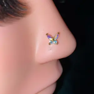 Sarah butterfly nose piercing (RIGHT NOSTRIL ONLY)