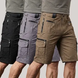 3 pairs of men’s tactical shorts — outdoor multi-pocket cargo shorts, quick-dry hiking shorts, fishing/camping/travel golf durable work shorts,summerwins