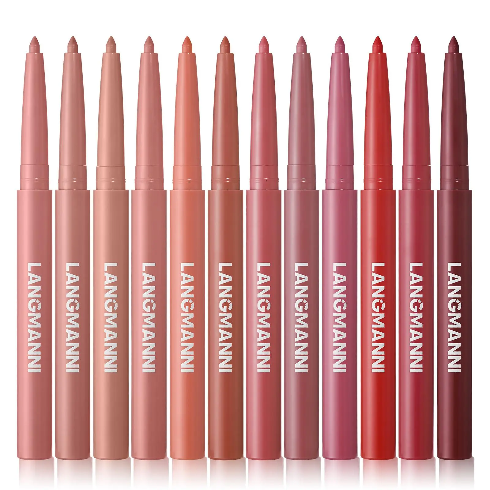 Long Lasting Lip Liner Set, Matte Lip Pencil, Easy Coloring Lip Liner Pen, Lip Liner Pencils, Lipliner, Suitable for All Occasions Lip Makeup, Girls and Women Makeup Accessories, Cosmetic