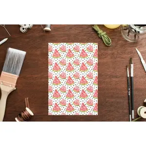 Clay Transfer Paper, Watercolor Watermelon , Polymer Clay Transfer Sheet Paper