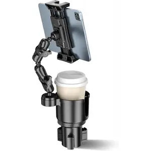 OHLPRO Universal Car Cup Holder Tablet Mount Stable Anti-Shake Stand for iPad Phone Tablet handle Kindle Bookish Stickers and Case Insert