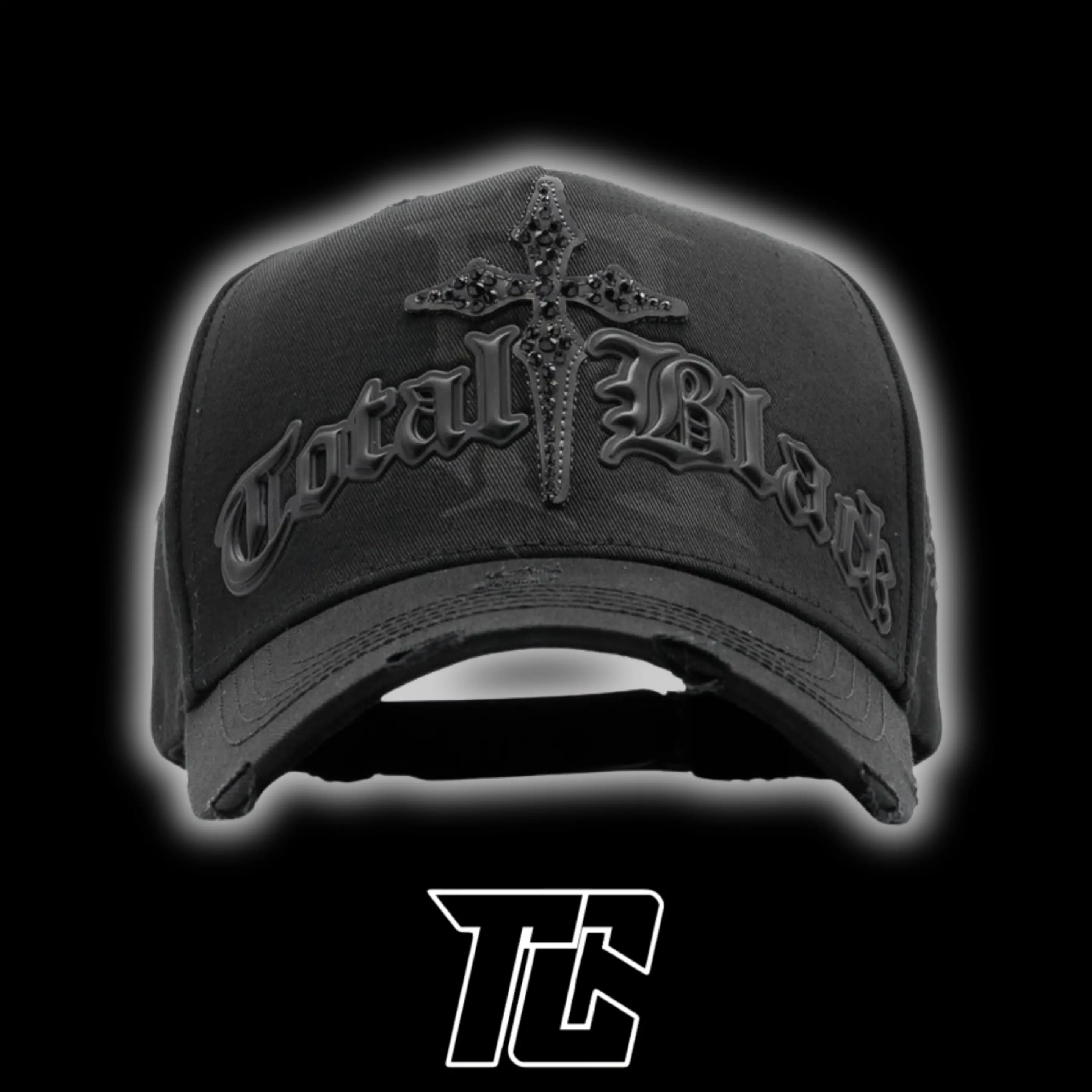 RUDE X TOMBOCHIO - TOTAL BLACK (FULL SET)  SNAPBACK