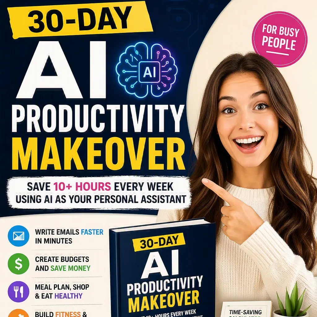 30-Day AI Productivity Makeover Bundle, Lifestyle Magazine Bundle for Productivity Enhancement