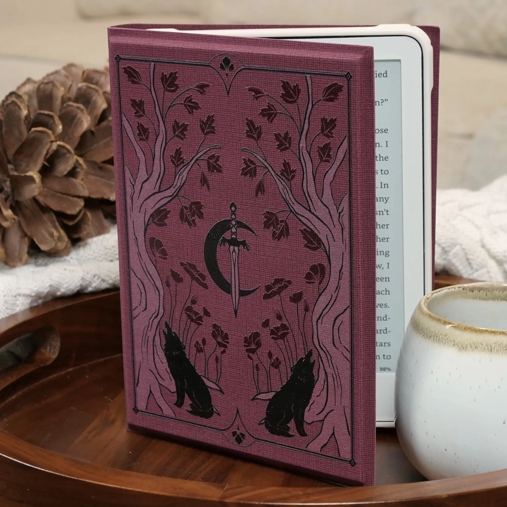Bookish Kindle Case: Heir of Cursed Kingdoms | For Kindle Basic, Paperwhite, & Colorsoft with MagSafe CompatibleMagnetic Shell & Built-In Stand