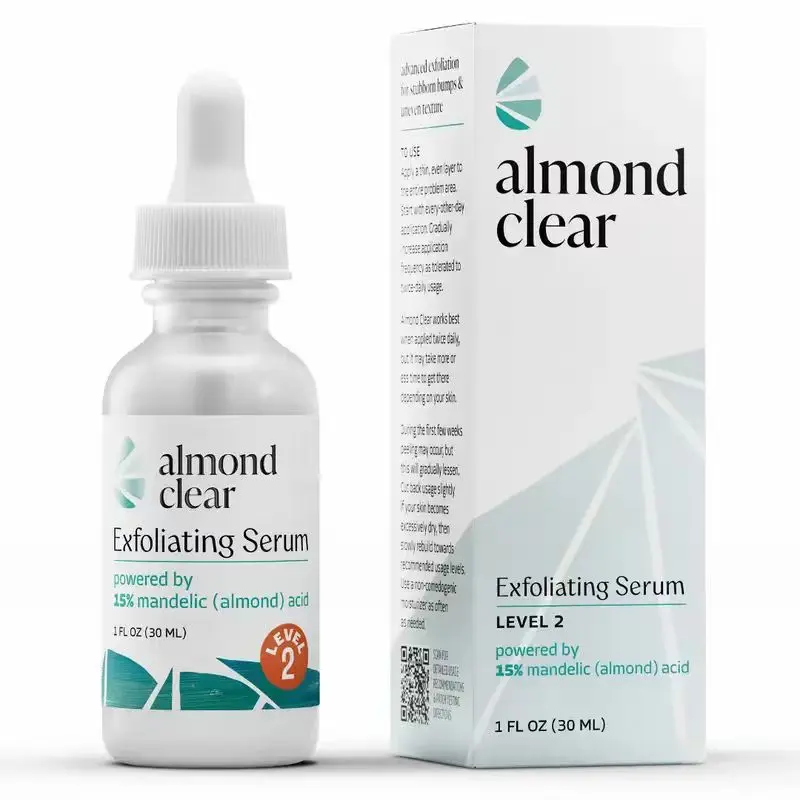 Level 2 Mandelic Acid Serum | Body Acne Treatment, Clear Butt Acne,  Folliculitis, Fungal Acne, Hyperpigmentation, Ingrown Hairs | Daily Skincare,  Safe for Sensitive Skin, Skin Repair, Fungus