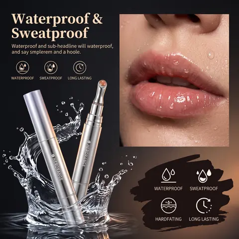 HERORANGE 6-Piece Tinted Lip Gloss Set - Hydrating Lipgloss Lipstick Cosmetic, Ammonia-Free, Plumps Lips, Sheer Dewy Finish, 18-Month Shelf Life, Unisex for All Skin Types, Ideal for Glowing Makeup, Festivals