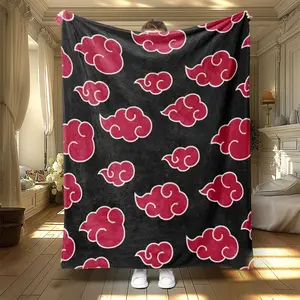 Cloud Pattern Blanket, 1 Count Soft Warm Throw Blanket, Air-conditioned Room Blanket, Warm Nap Blanket for Home Office Travel, Soft Cozy Throw Blanket, Soft Blankets