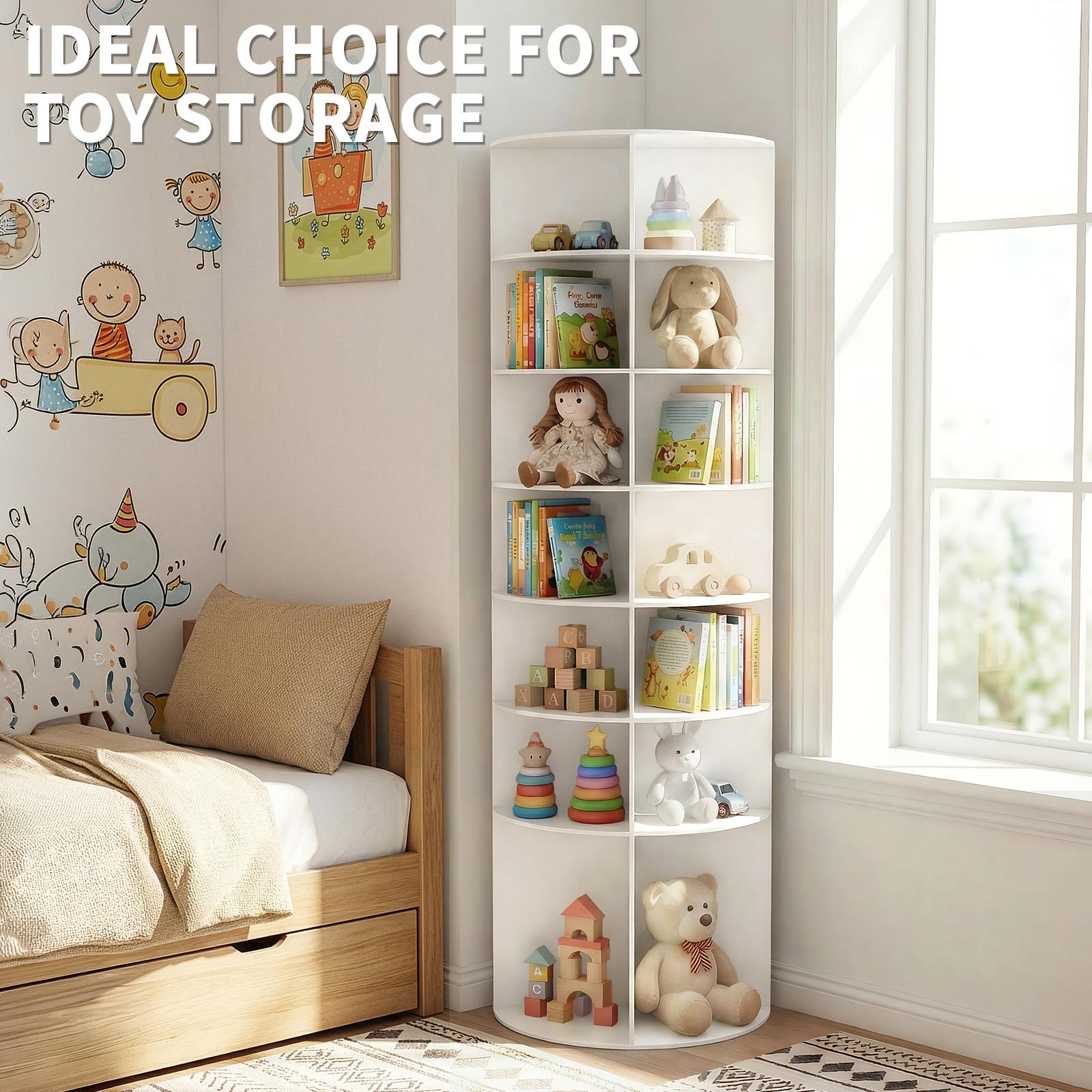 7-Tier 360° Rotating Shoe Rack Organizer, Wood-Plastic Composite, 60x60x184 cm, White, Space-Saving, Durable, Easy Assembly, Shoe Storage System 7-Tier 360° Rotating Shoe Rack Organizer, Wood-Plastic Composite, 60x60x184 cm, White, Space-Saving, Durable, Easy Assembly, Shoe Storage System