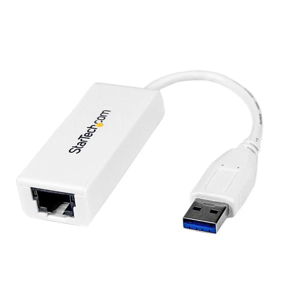 StarTech Portable Durable USB 3.0 to Gigabit Ethernet NIC Network Adapter - White Computer Accessories for Devices