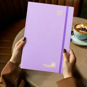 A4 Size Daily Planner 2026-2027 with Hourly Schedule (8AM–8PM), Time Blocking Academic Planner, One Page Per Day, Hardcover, Student & Work Productivity Agenda