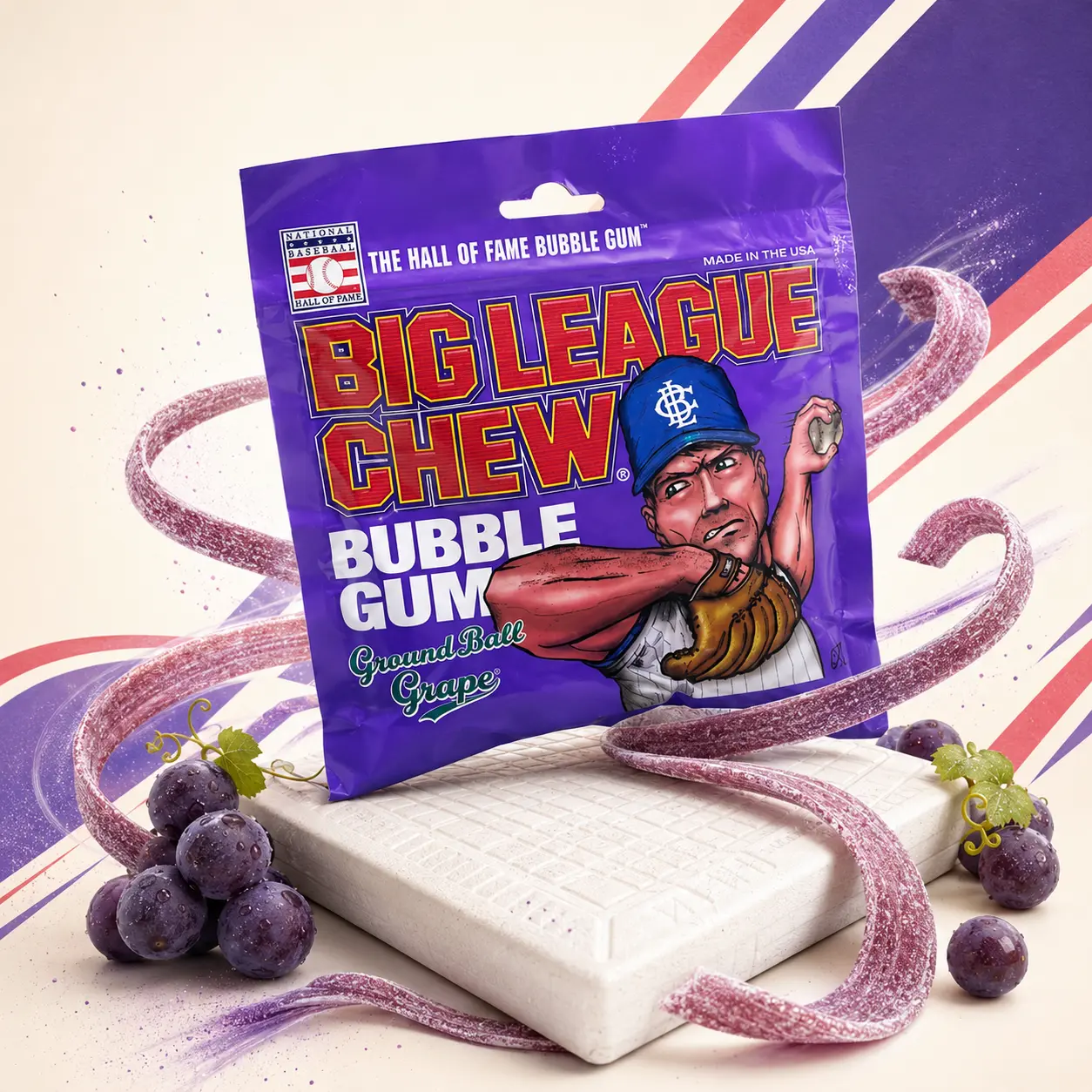 Big League Chew Grape 12 ct.