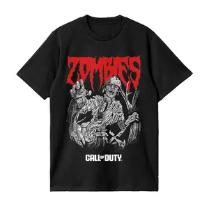 Call of Duty Zombies Origins Anime Gaming Art Gift for Fans T Shirt