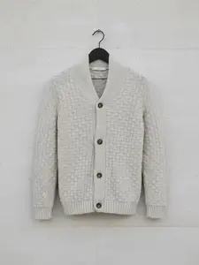 Men's New Fashion Long Sleeve Sweater Cardigan, Warm Knitwear for Fall & Winter, Stylish High-End Feel, Perfect for Casual Wear