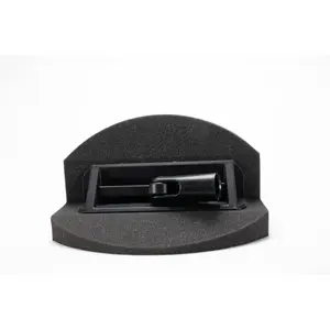 Corner Sander 150 Grit with Female Connector – Drywall Inside Corner Smoothing Tool, Feathered Edge Sanding Sponge for Walls & Ceilings, Quick-Attach Single-Piece Bracket Compatible with Standard Painter’s Pole (3/4 in x 5 ACME)